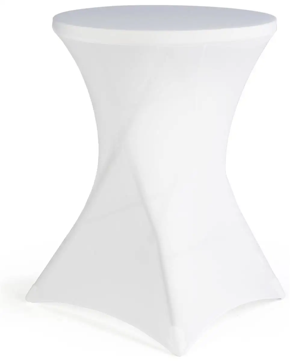 80cm white cocktail tables for hire
