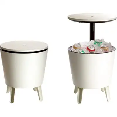 low cooler cocktial tables for hire