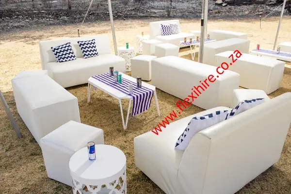 20 seater tent and lounge furniture package for hire